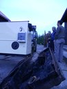 Nový kotel versus starý kotel (vpravo dole)