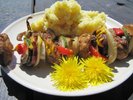 Vegetariánské špízy/ Vegetarian kebabs
