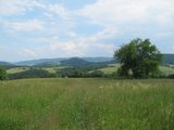 Kopce u Francovy Lhoty, po cestě na Čubův kopec/ Hills close by Francova Lhota on the way to Čubův kopec viewing point