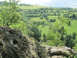 Letní pohled z Pulčínských skal/ Summer view from Pulčínské rocks