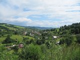 Pohled na Lidečko od Čertových skal/ View towards Lidečko from Čertovy rocks